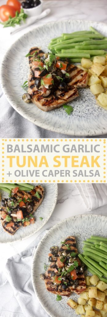 Italian tuna steak